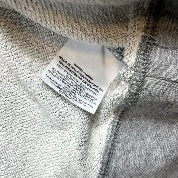 Nike Casual Sporty Grey Hoodie Pullover Huge Spellout XXL - Picture 7 of 10
